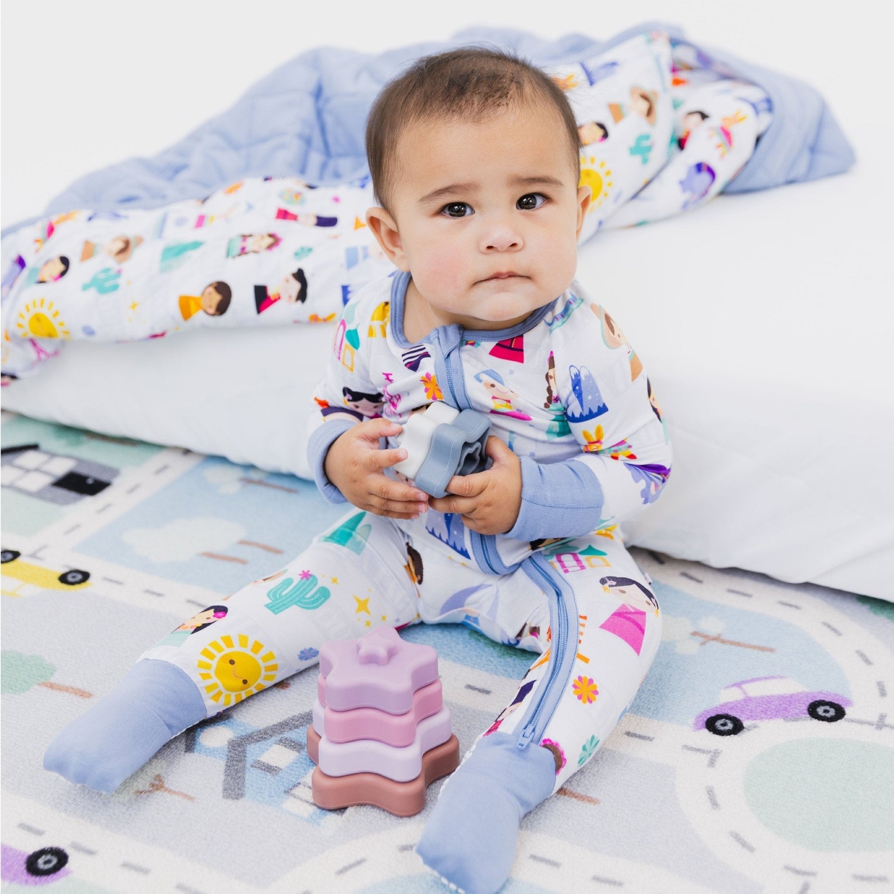 Bam & Stitch Children of the World Convertible Romper - 