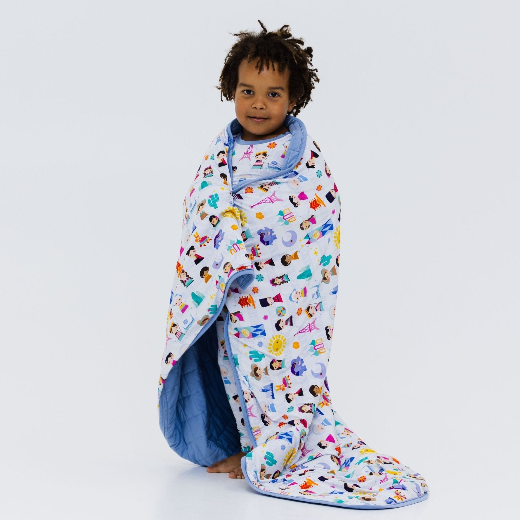 Bam & Stitch Children of the World Kids Blanket - 