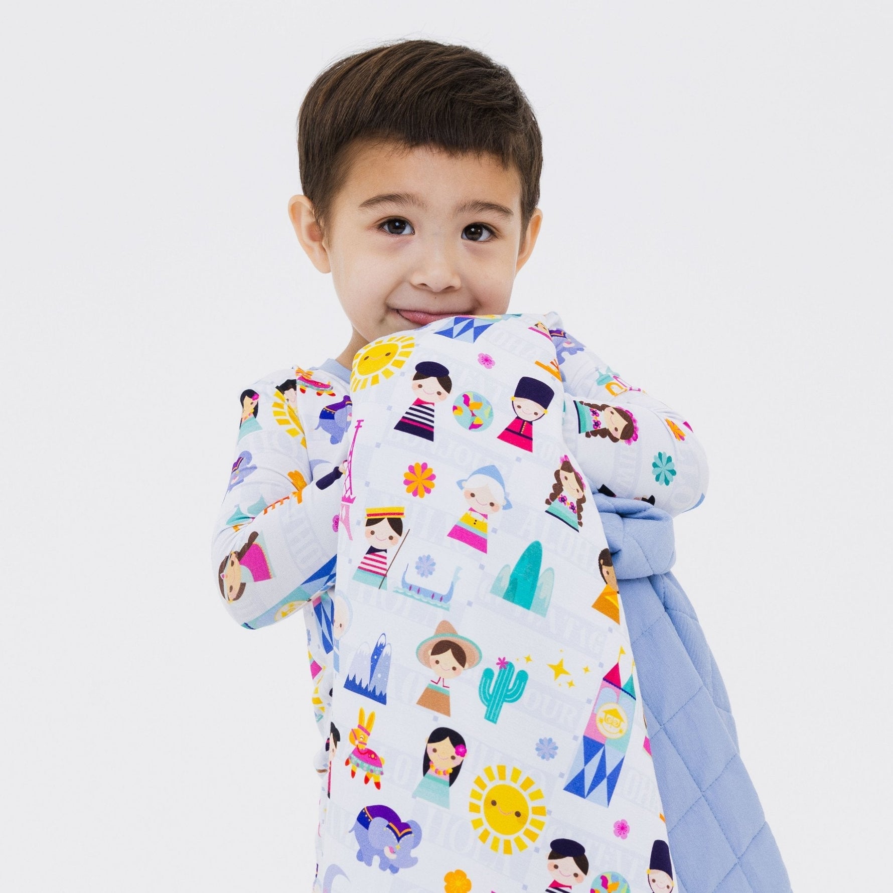 Bam & Stitch Children of the World Kids Blanket - 