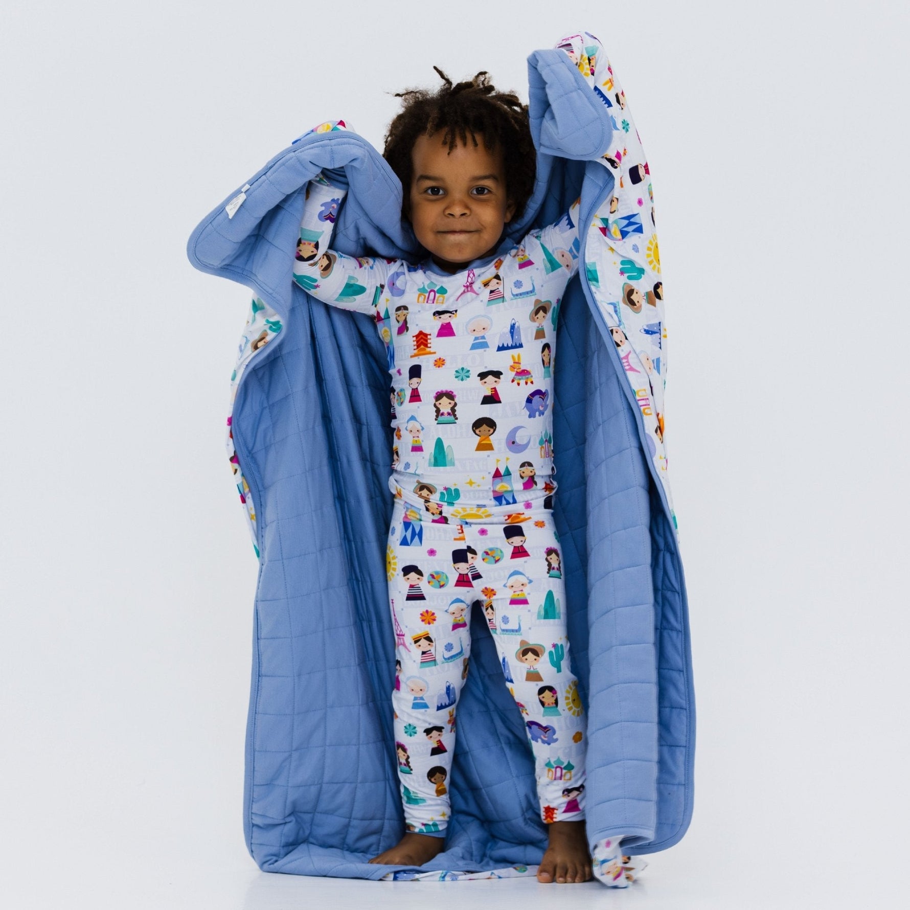 Bam & Stitch Children of the World Kids Blanket - 