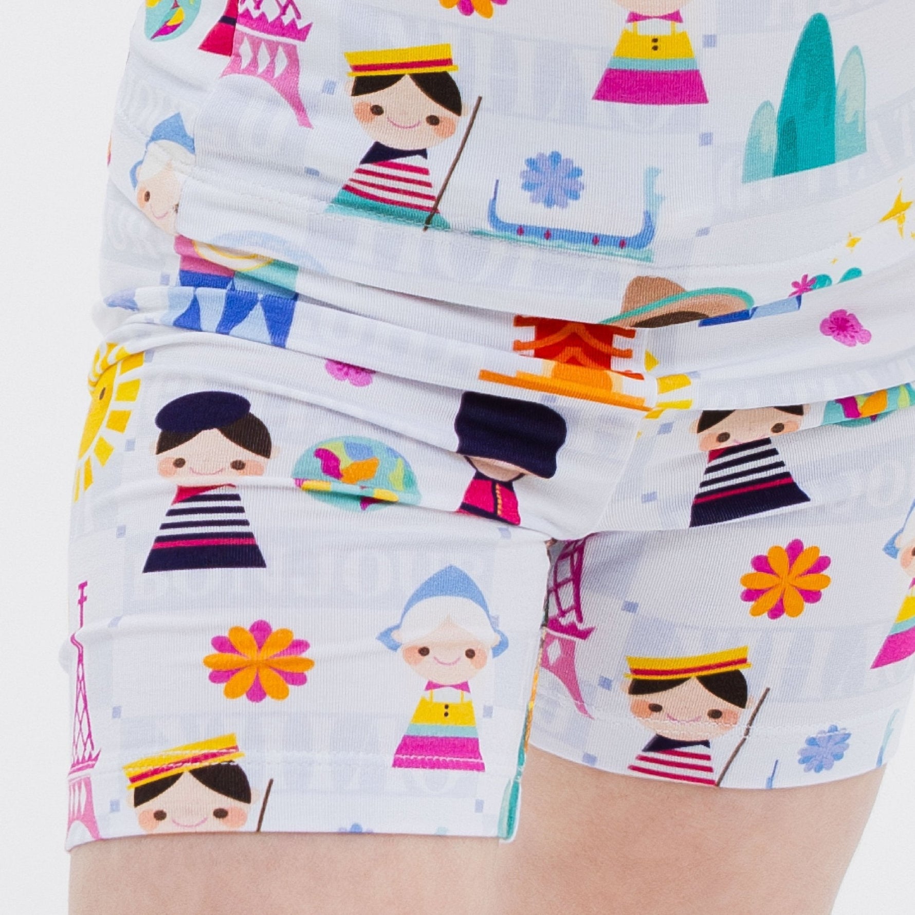 Bam & Stitch Children of the World Short Sleeve Pajamas - 