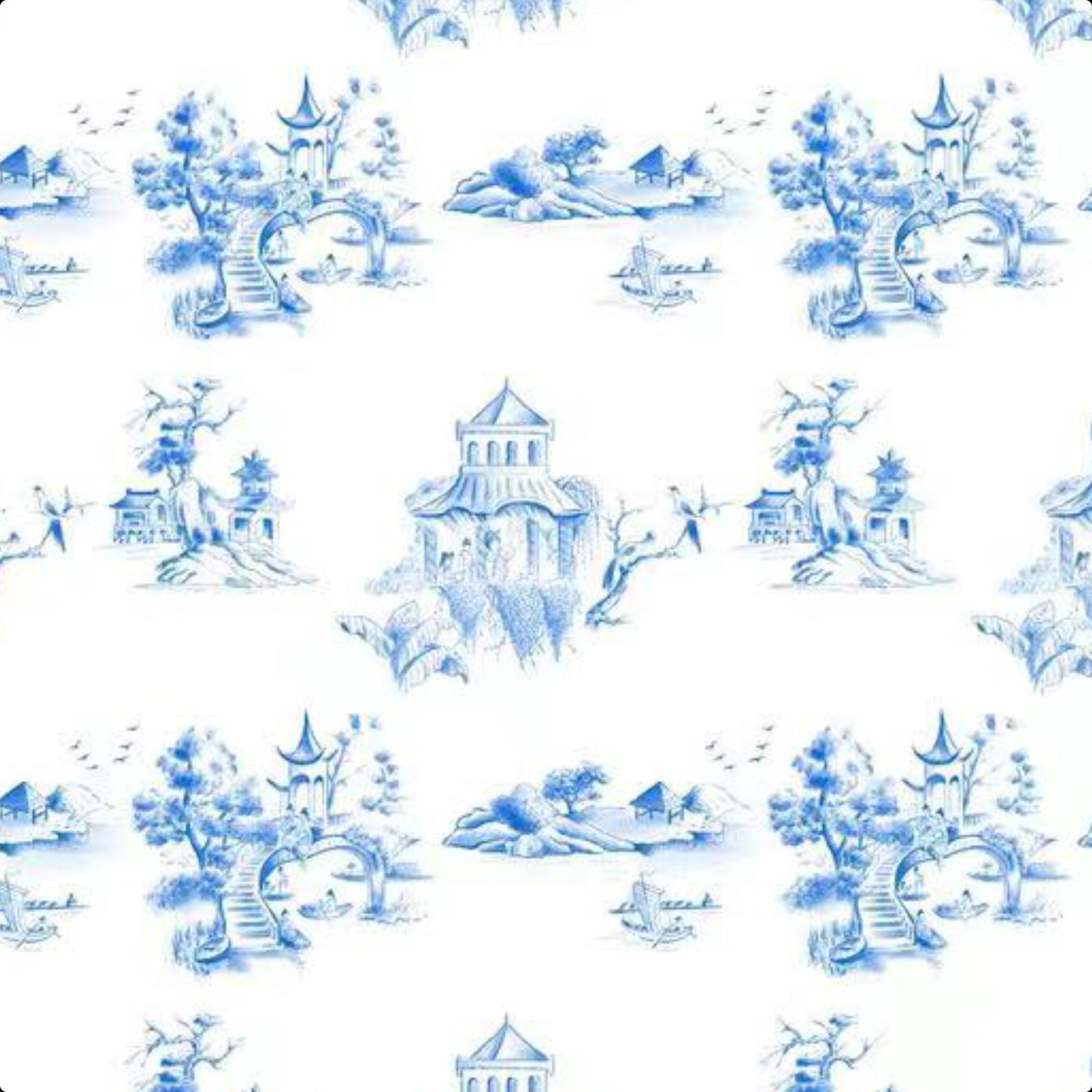 LollyBanks Chinoiserie Swaddle BlanketEveretts Place