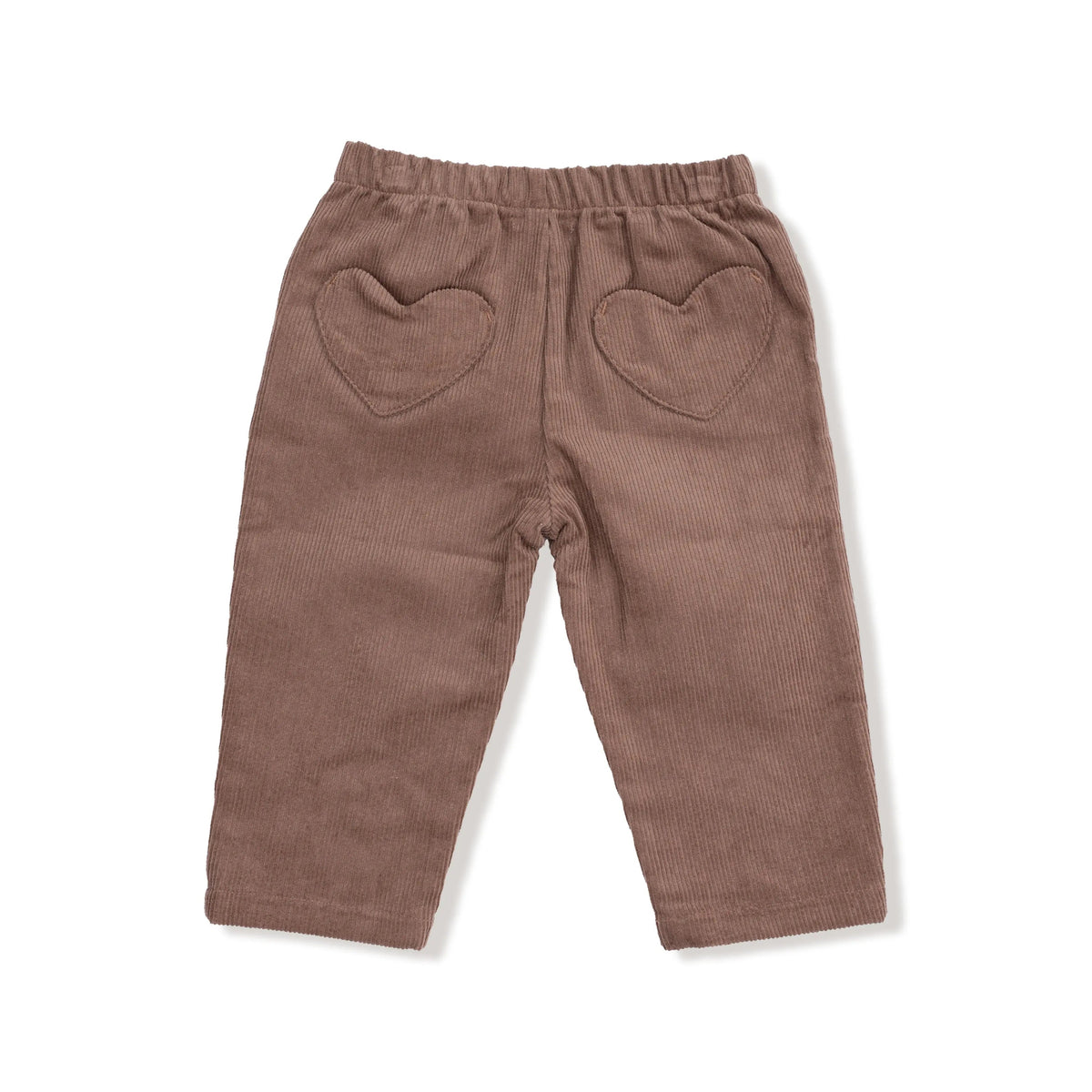 Angel Dear Chocolate Malt - Cord Pant with Heart Pockets - 