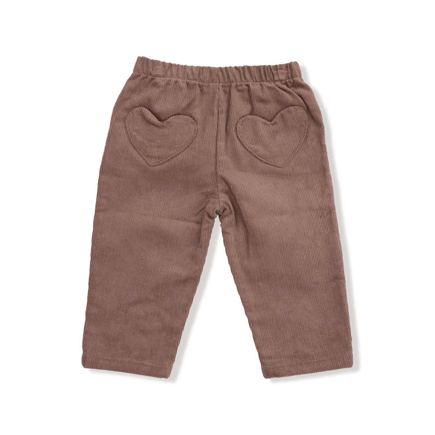 Angel Dear Chocolate Malt - Cord Pant with Heart Pockets - 