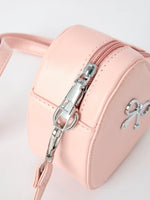 Rylee Faith Designs Christmas and Valentine's Sweet Heart - Shaped Crossbody Girls Bag with Bow - 