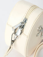 Rylee Faith Designs Christmas and Valentine's Sweet Heart - Shaped Crossbody Girls Bag with Bow - 