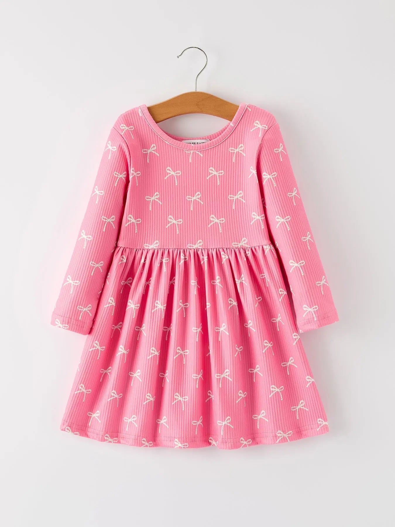 Rylee Faith Designs Christmas Bow Girls Dress: Festive and Adorable Design - 
