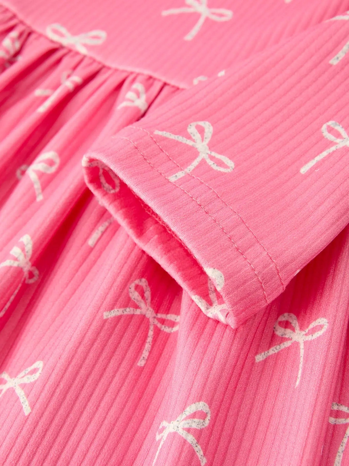 Rylee Faith Designs Christmas Bow Girls Dress: Festive and Adorable Design - 