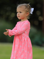 Rylee Faith Designs Christmas Bow Girls Dress: Festive and Adorable Design - 