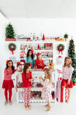 Mila & Rose ® Christmas Candy 3/4 Sleeve Pocket Twirl Dress - 