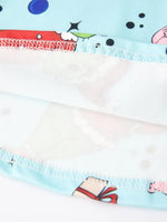 Rylee Faith Designs Christmas Cartoon Characters Print Girls Dress Festive - Everetts Place Boutique - 