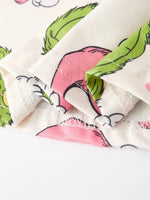 Rylee Faith Designs Christmas Cartoon Characters Print Girls Dress For Holiday - Everetts Place Boutique - 