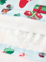 Rylee Faith Designs Christmas Characters And Gift Print Girls Dress - Everetts Place Boutique - 