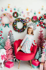 Mila & Rose ® Christmas Cheer L/S Pocket Twirl Dress - 