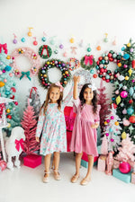 Mila & Rose ® Christmas Cheer L/S Pocket Twirl Dress - 
