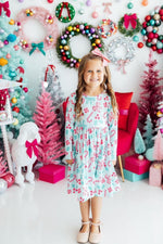 Mila & Rose ® Christmas Cheer L/S Pocket Twirl Dress - 