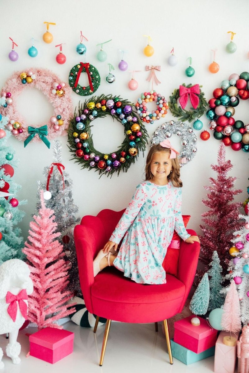 Mila & Rose ® Christmas Cheer L/S Pocket Twirl Dress - 