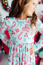 Mila & Rose ® Christmas Cheer L/S Pocket Twirl Dress - 