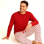 Tesa Babe Christmas Ho - Ho - Ho Adult Bamboo Pajama Pants - Family Matching - 