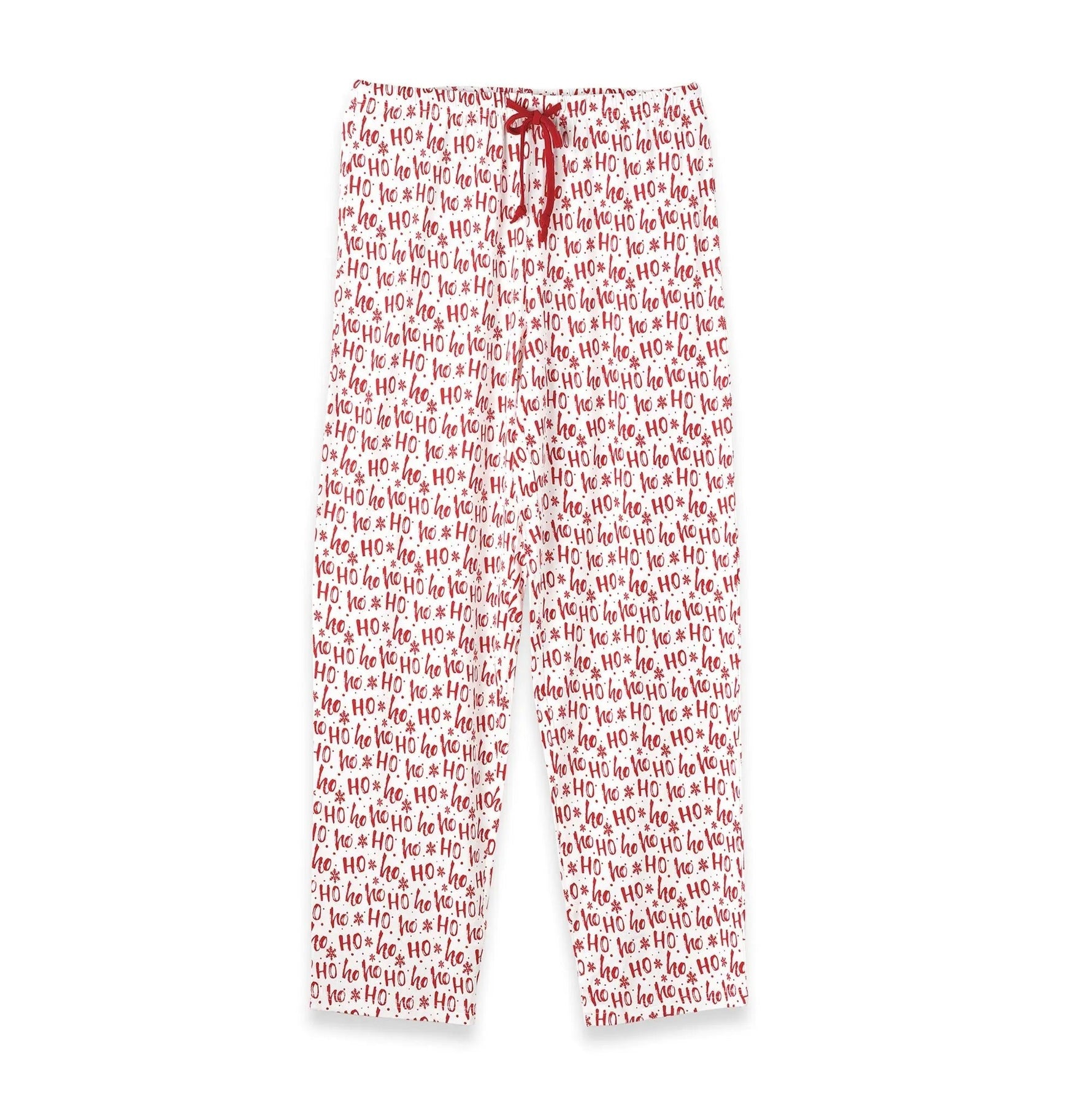 Tesa Babe Christmas Ho - Ho - Ho Adult Bamboo Pajama Pants - Family Matching - 