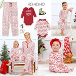 Tesa Babe Christmas Ho - Ho - Ho Adult Bamboo Pajama Pants - Family Matching - 