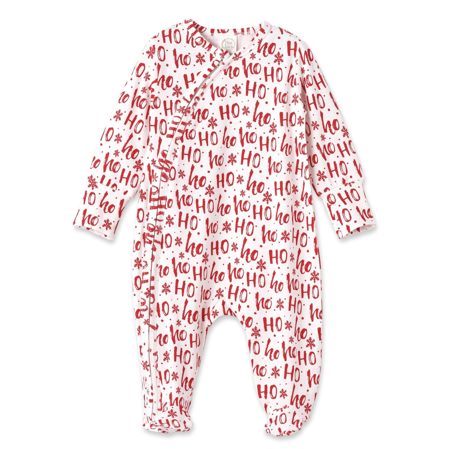 Tesa Babe Christmas Ho - Ho - Ho Bamboo Baby Zipper Romper - Family MatchingEveretts Place