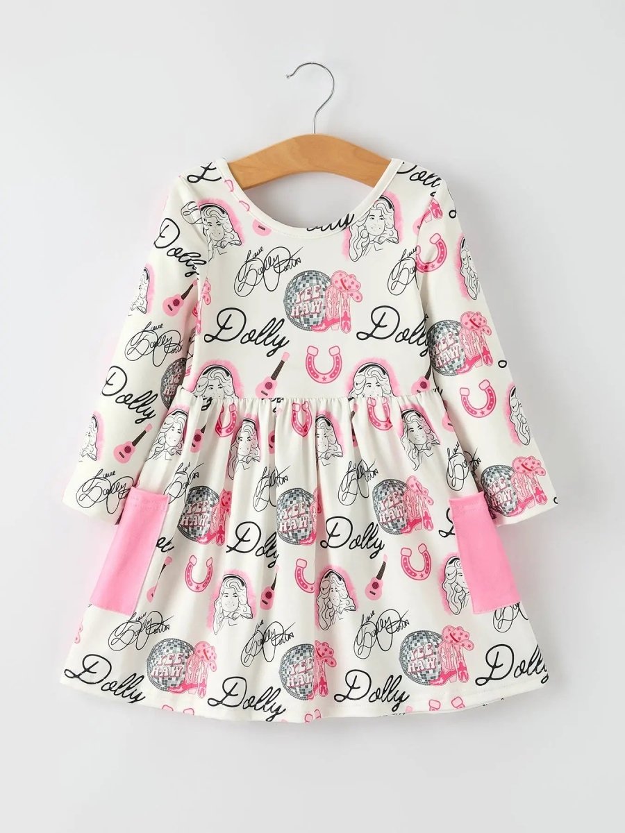 Rylee Faith Designs Christmas Holiday Cheer Christmas Lights and Candy Dress - Everetts Place Boutique - 