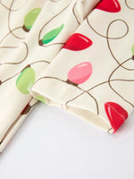 Rylee Faith Designs Christmas Light Bulb Print Baby Girls Jumpsuit Cozy - Everetts Place Boutique - 