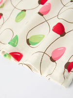 Rylee Faith Designs Christmas Light Bulb Print Baby Girls Jumpsuit Cozy - Everetts Place Boutique - 