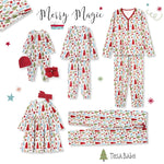 Tesa Babe Christmas Merry Baby Bamboo Zipper Romper - Family Matching - 