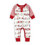 Tesa Babe Christmas Peace Love Joy Bamboo Baby Romper Ultra Soft - Everetts Place Boutique - 