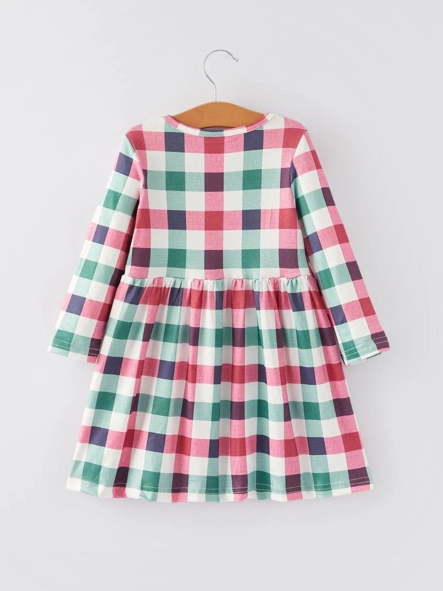 Rylee Faith Designs Christmas Plaid Girls Dress By Rylee Faith Designs - Everetts Place Boutique - 