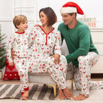 Tesa Babe Christmas Santa Bamboo Pajama Set for Kids Cozy Soft - Everetts Place Boutique - 