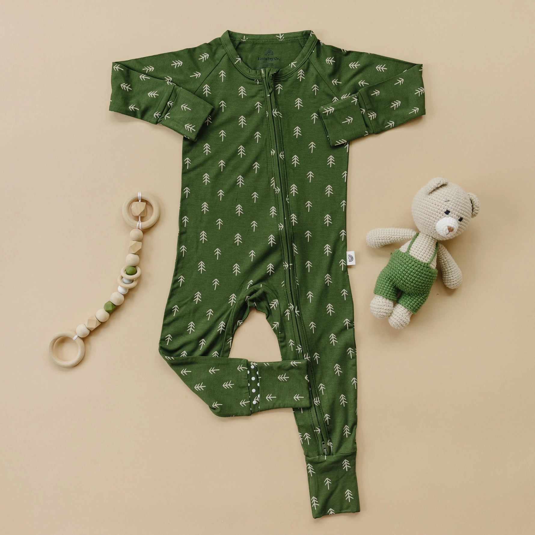Little Joy Co. Christmas Tree Bamboo Pajamas - Zippy Everetts Place