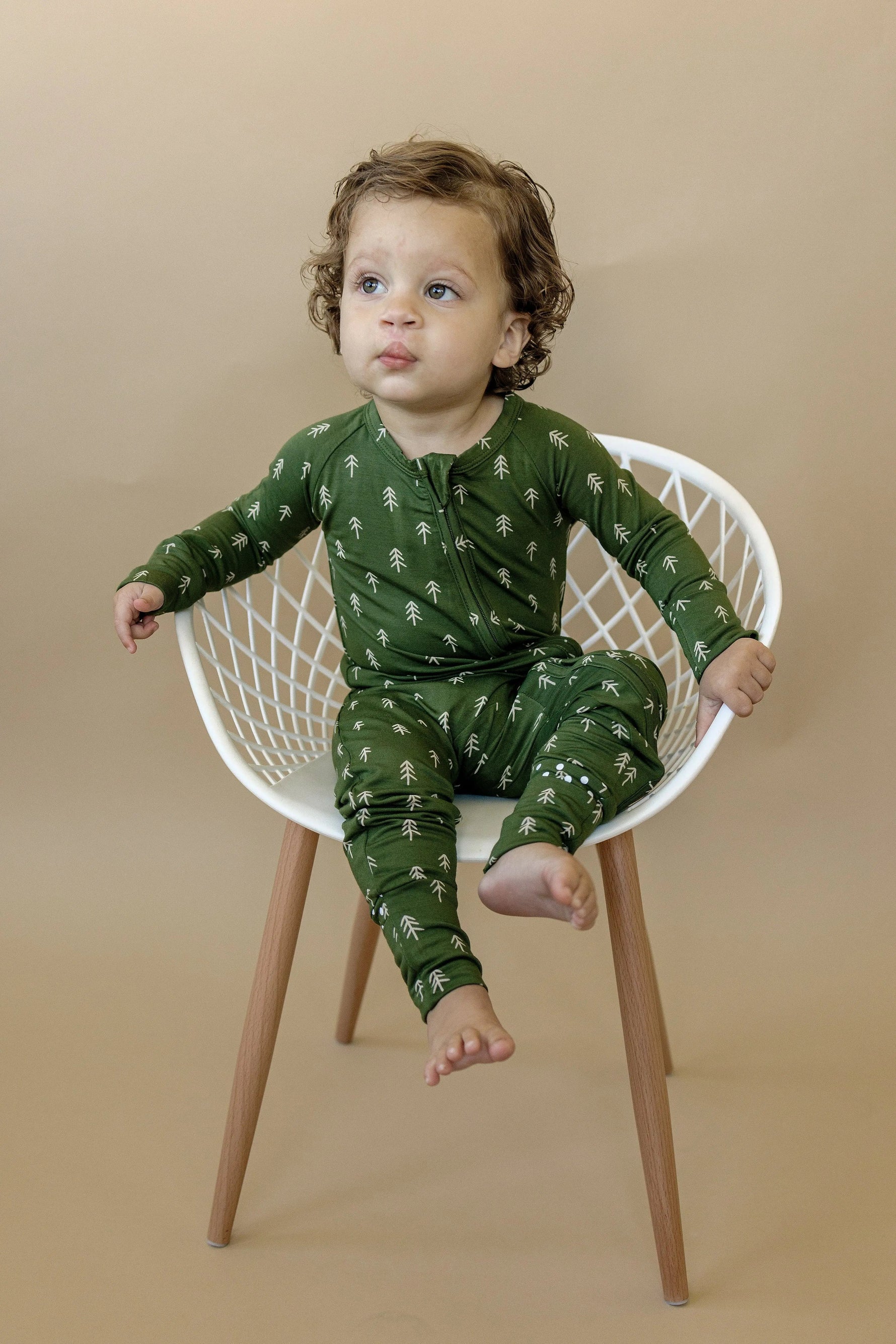 Little Joy Co. Christmas Tree Bamboo Pajamas - Zippy Everetts Place