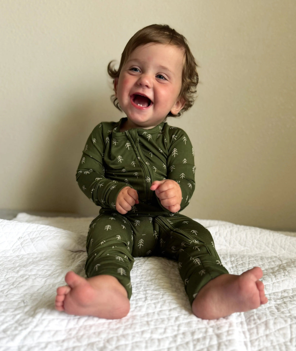 Little Joy Co. Christmas Tree Bamboo Pajamas - Zippy Everetts Place