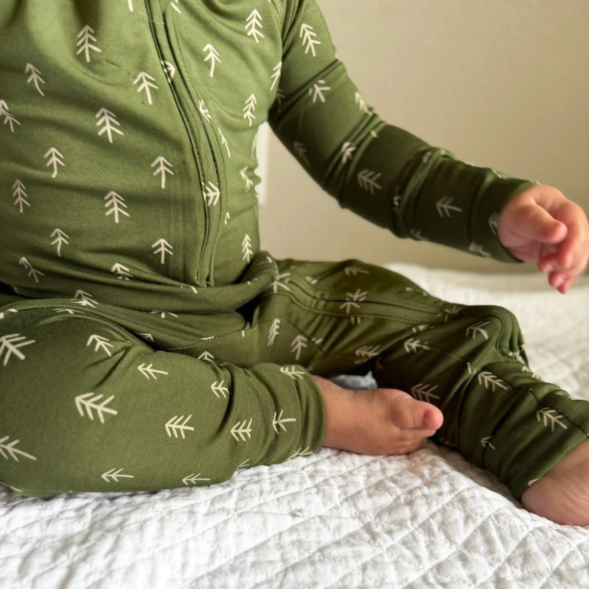 Little Joy Co. Christmas Tree Bamboo Pajamas - Zippy Everetts Place