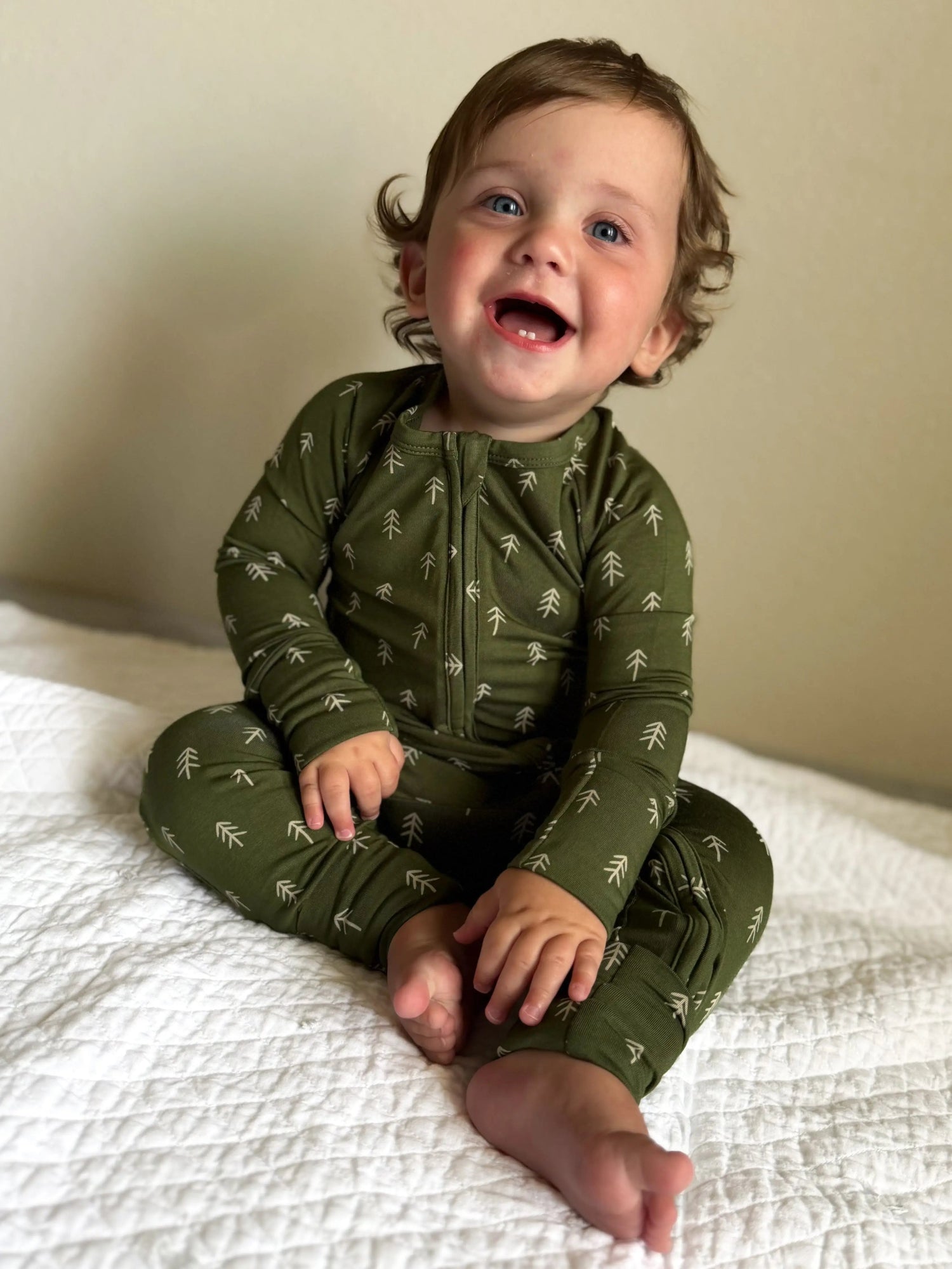 Little Joy Co. Christmas Tree Bamboo Pajamas - Zippy Everetts Place