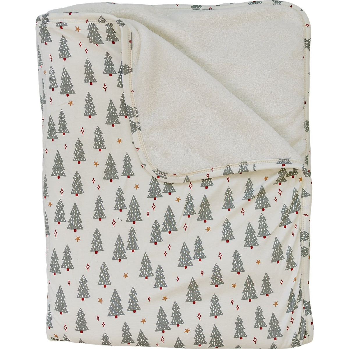 Mebie Baby Christmas Trees Bamboo Fleece Quilt - 