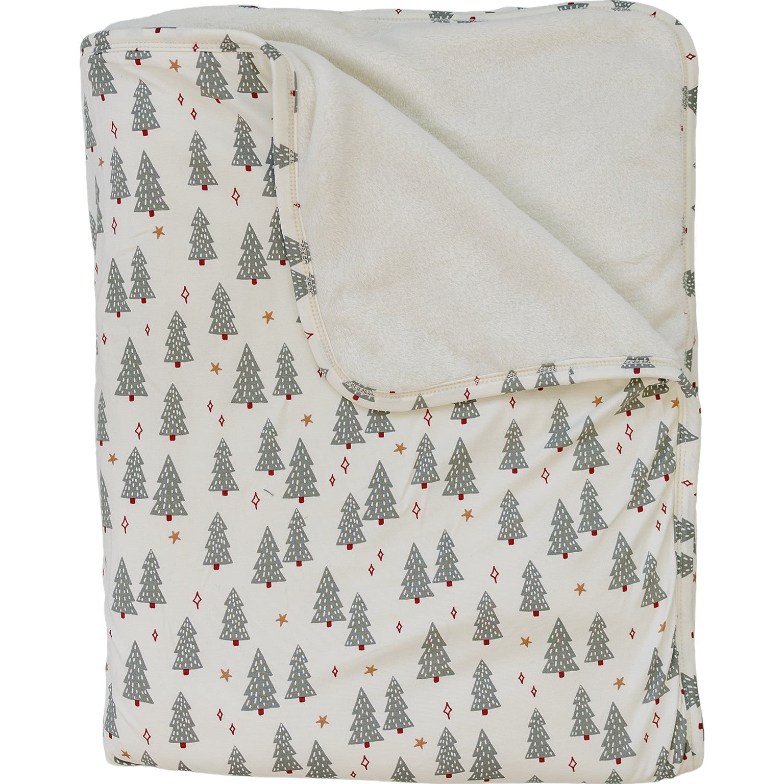 Mebie Baby Christmas Trees Bamboo Fleece Quilt - 