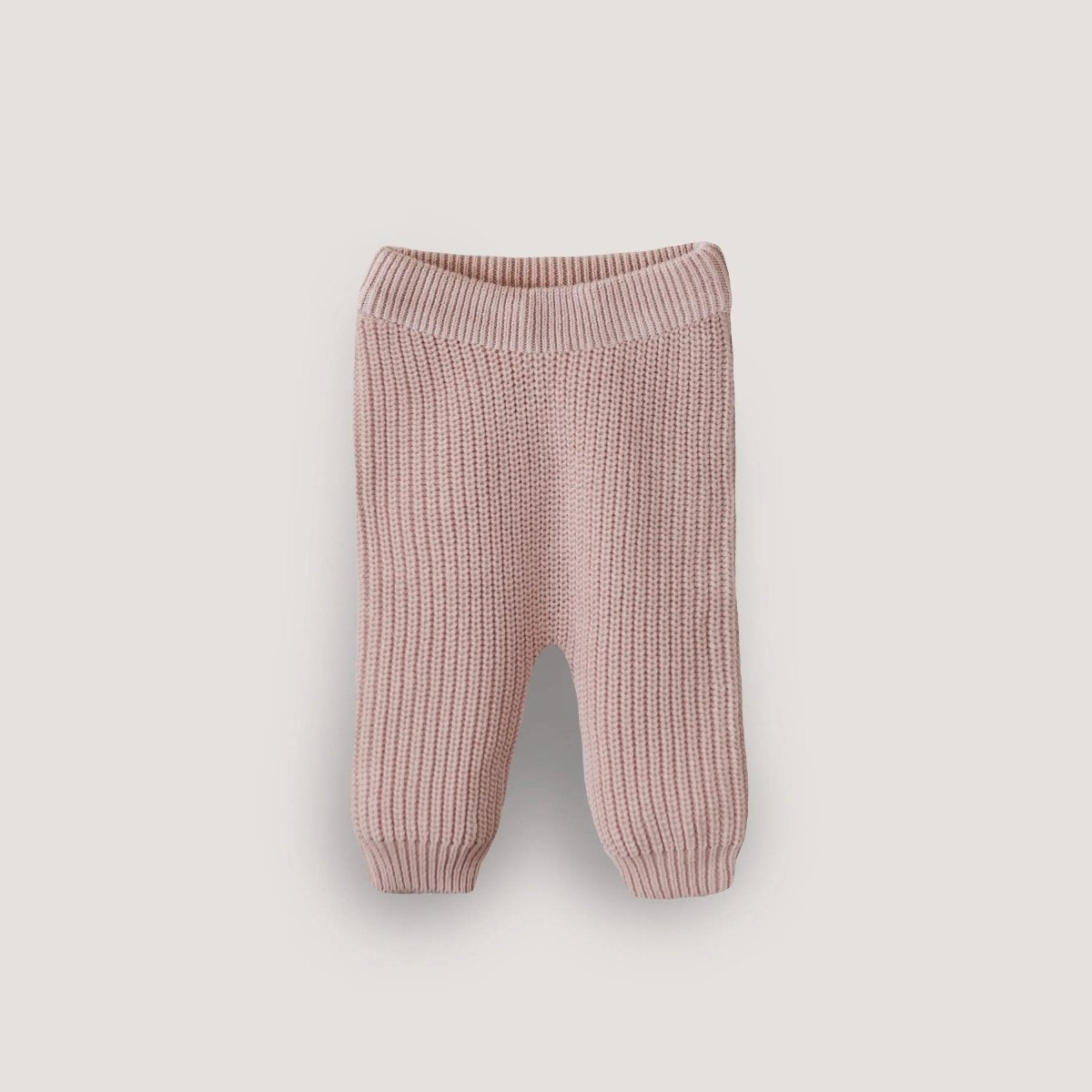 Mushie Chunky Knit Pants for Babies Made with Organic Cotton Cozy and Stylish Outfit Option - Everetts Place Boutique - 