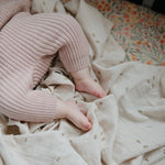 Mushie Chunky Knit Pants for Babies Made with Organic Cotton Cozy and Stylish Outfit Option - Everetts Place Boutique - 