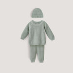 Mushie Chunky Knit Pants for Babies Made with Organic Cotton Cozy and Stylish Outfit Option - Everetts Place Boutique - 