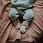 Mushie Chunky Knit Pants for Babies Made with Organic Cotton Cozy and Stylish Outfit Option - Everetts Place Boutique - 