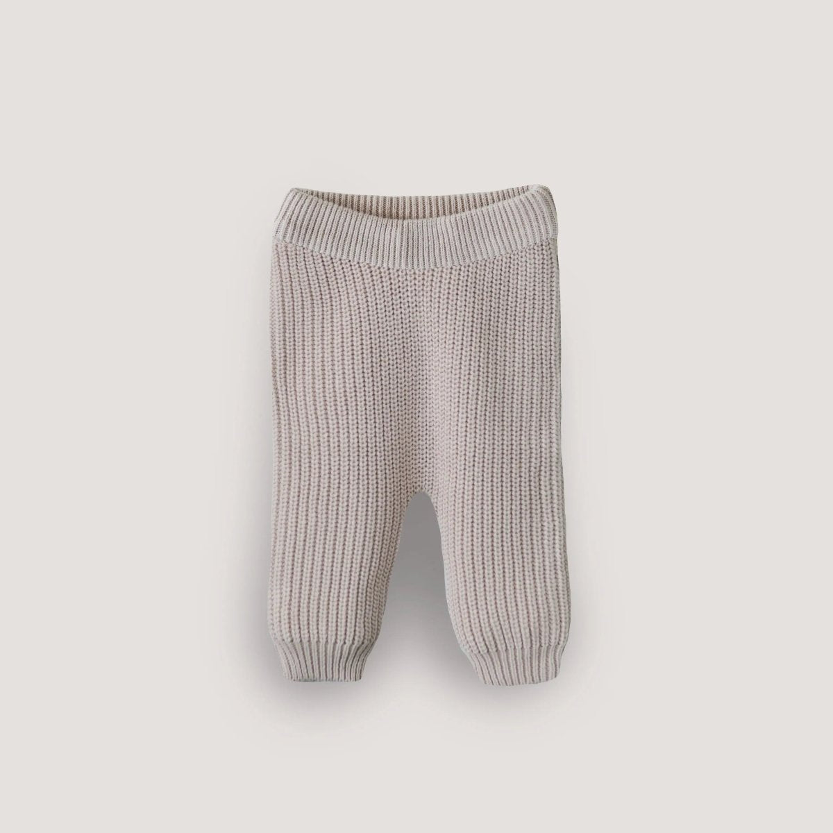 Mushie Chunky Knit Pants for Babies Made with Organic Cotton Cozy and Stylish Outfit Option - Everetts Place Boutique - 
