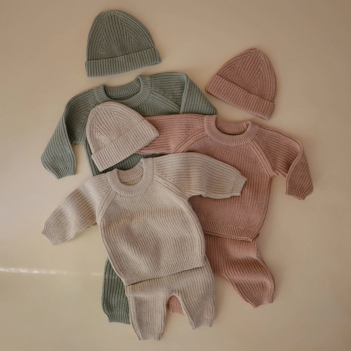 Mushie Chunky Knit Pants - 