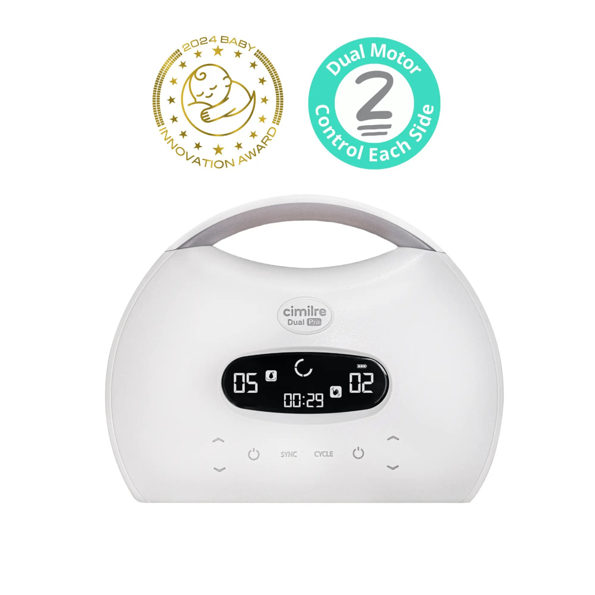 Cimilre Breast Pumps Cimilre S7 Dual Pro Rechargeable Breast Pump with Dual Motor Technology - 