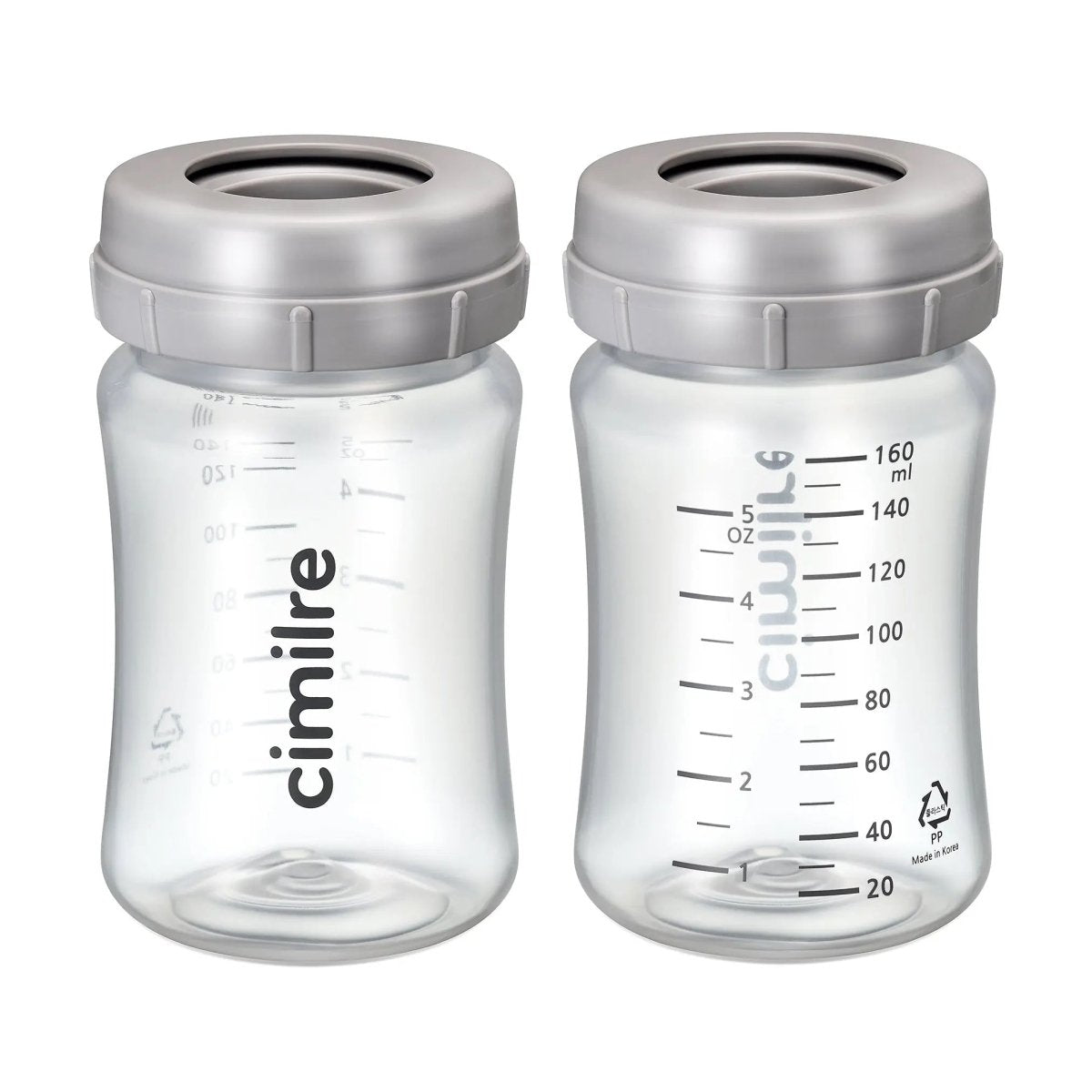 Cimilre Breast Pumps Cimilre Storage Bottle Set with Measuring Scale for Breastfeeding Moms - 