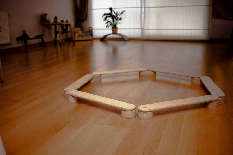 Circular Wooden Balance Beam Set - Everetts Place: Online Boutique - Furniture