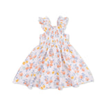 Angel Dear Citrus Floral - Smocked Sundress with Bloomer - 
